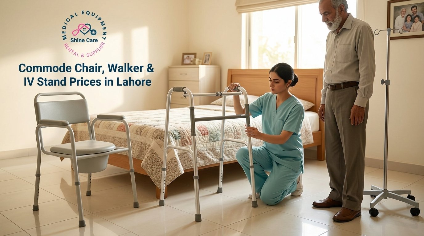 Commode Chair, Walker & IV Stand