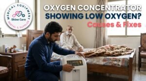 Oxygen Concentrator Showing Low Oxygen